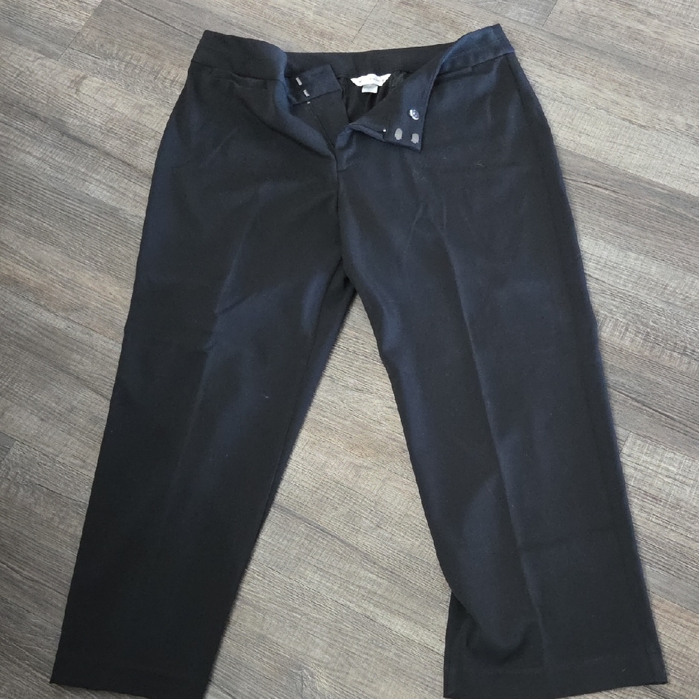 Christopher & Banks Women's Black Straight Leg Pants